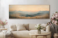 Extra Large Wall Art Original Oil Painting Abstract Mountain Wall Art Large Handmade Oil Painting Living Room Wall Art Wildflower Painting